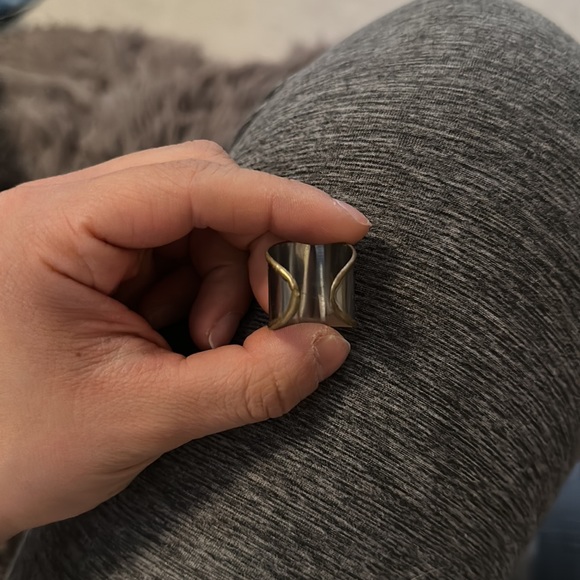Sizable silver ring, bohemian style!! Bought from free people a few years ago! - Picture 3 of 3